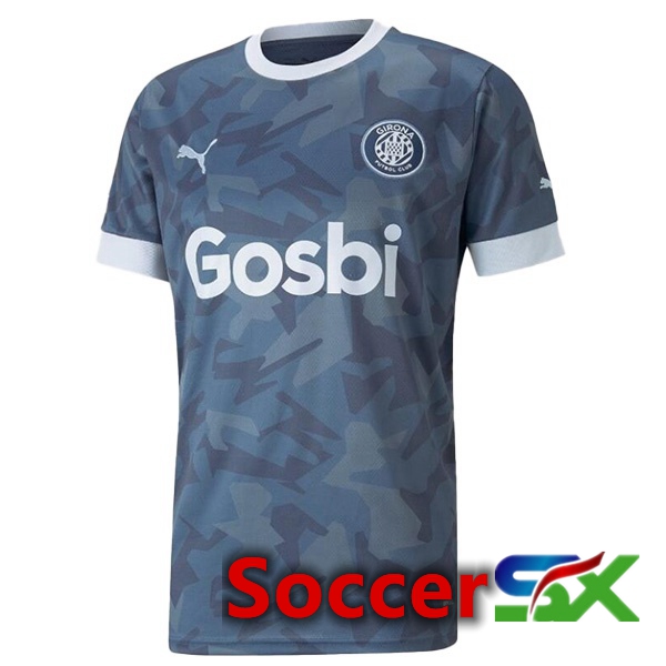 FC Girona Third Jersey Blue Grey 2022 2023