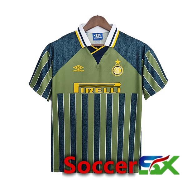Inter Milan Retro Away Jersey Green 1995-1996