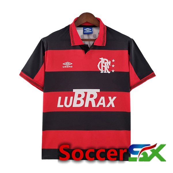 Flamengo Retro Home Jersey Red Black 1992-1993