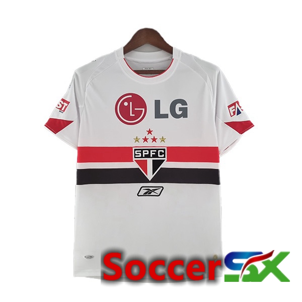 Sao Paulo FC Retro Home Jersey White 2006