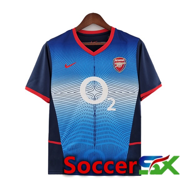 Arsenal Retro Away Jersey Blue 2002-2004