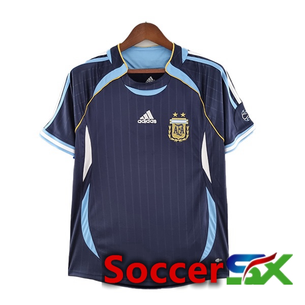Argentina Retro Away Jersey Blue 2006