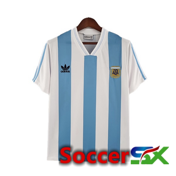 Argentina Retro Home Jersey Blue White 1993