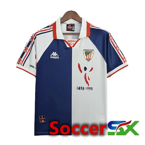 Athletic Bilbao Retro Away Jersey Blue White 1997-1998