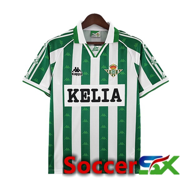 Real Betis Retro Home Jersey Green White 1996-1997