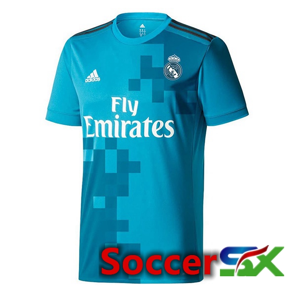 Real Madrid Retro Third Jersey Blue 2017-2018