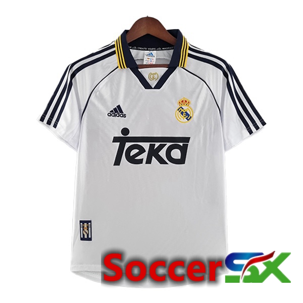 Real Madrid Retro Home Jersey White 2000