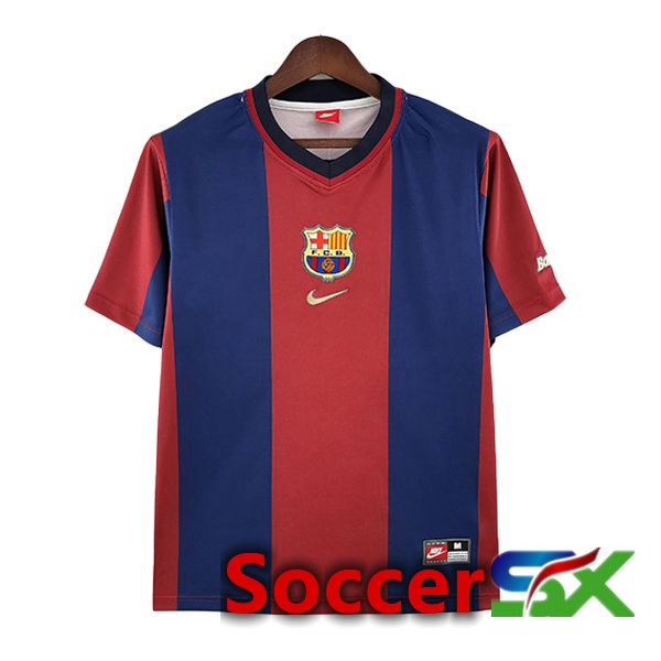 FC Barcelona Retro Home Jersey Blue Red 1998-1999