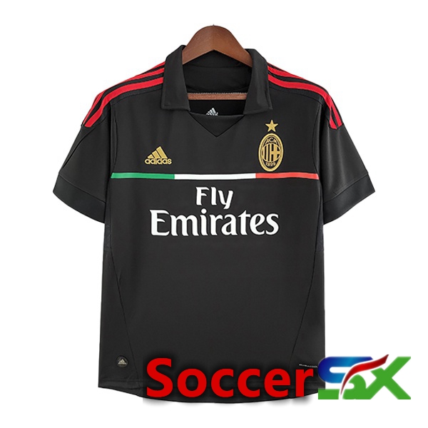 AC Milan Retro Third Jersey Black 2011-2012
