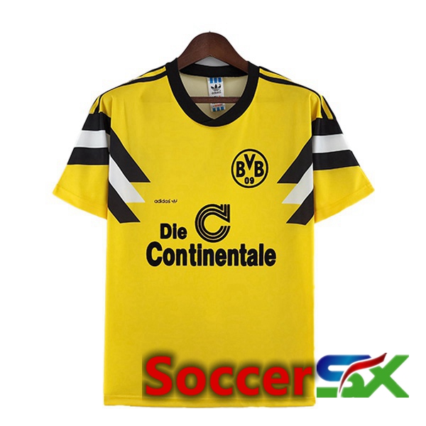 Dortmund BVB Retro Home Jersey Yellow 1989