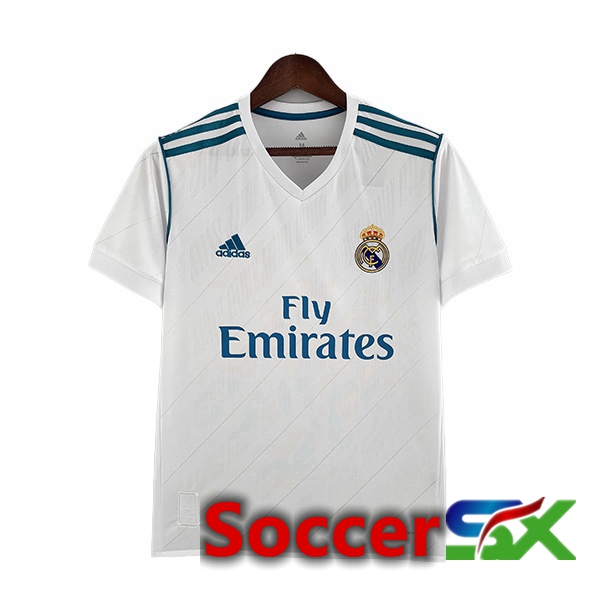 Real Madrid Retro Home Jersey White 2017-2018