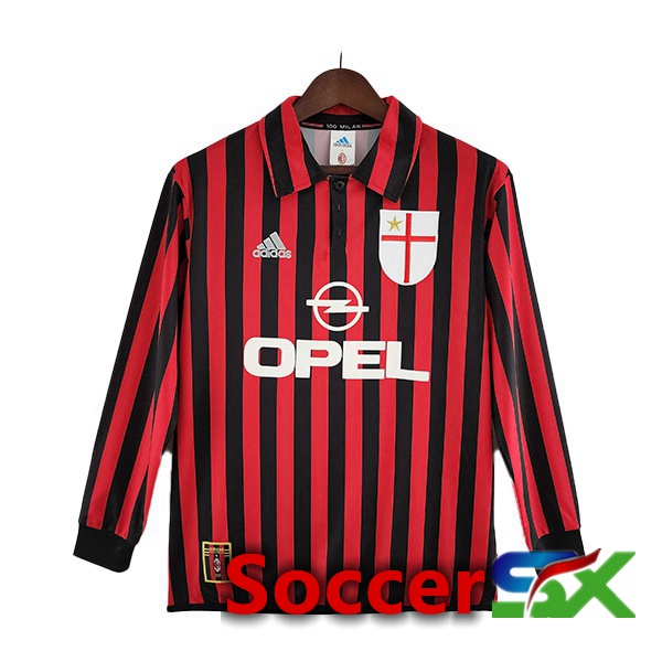AC Milan Retro Home Jersey Red 1999-2000