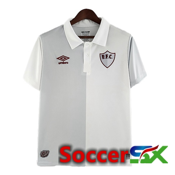 Fluminense Retro Jersey 120th Anniversary Edition White Grey