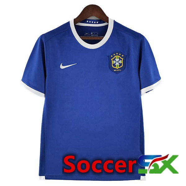 Brazil Retro Away Jersey Blue 2006