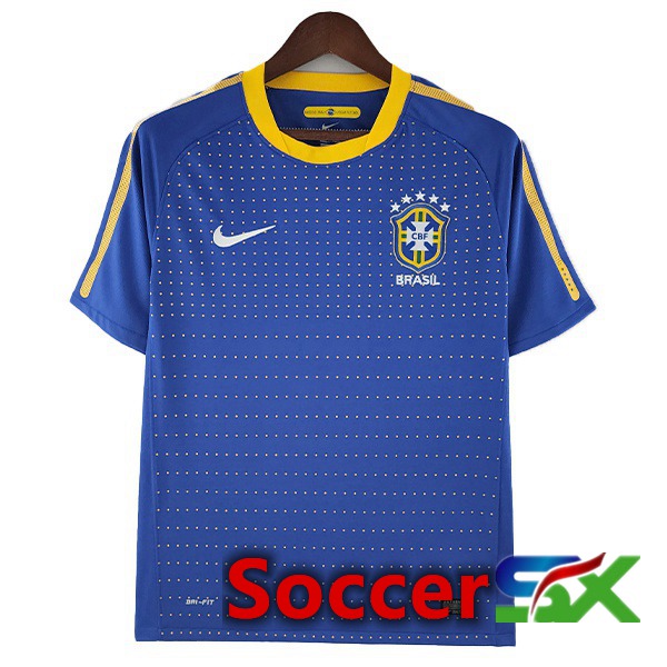 Brazil Retro Away Jersey Blue 2010