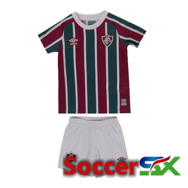 Fluminense Kids Home Jersey Green Red 2022/2023