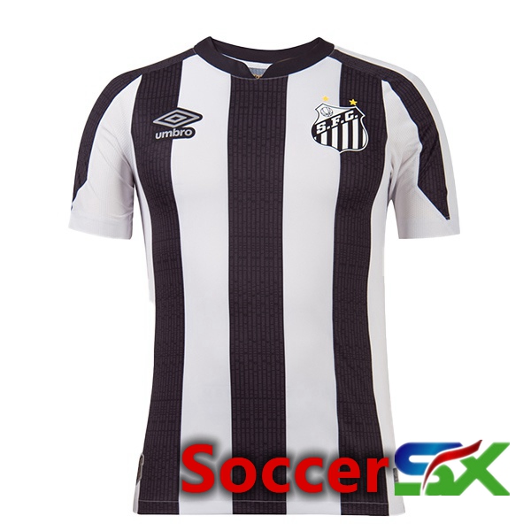Santos FC Away Jersey White Black 2022/2023