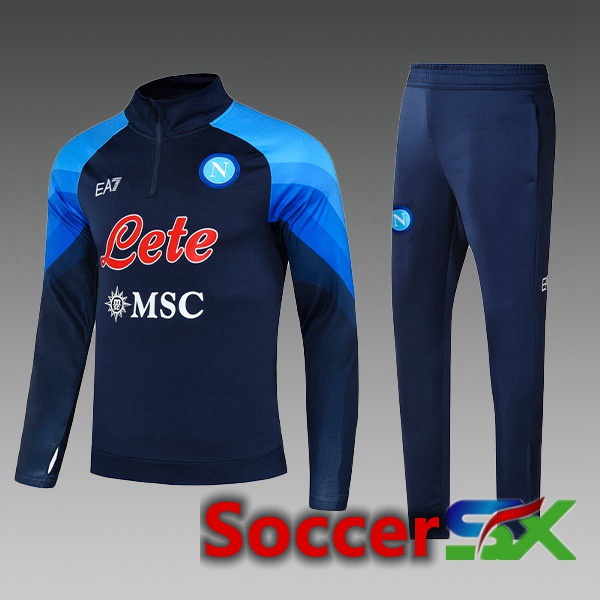 SSC Napoli Kids Training Jacket Suit Blue 2022/2023