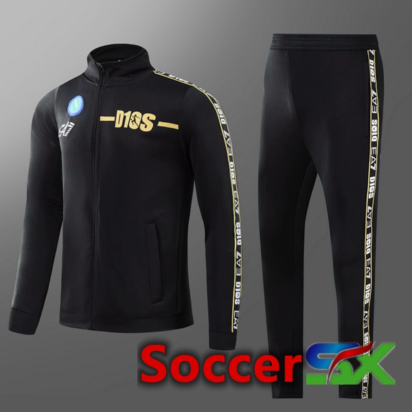 SSC Napoli Kids Training Tracksuit Black 2022/2023