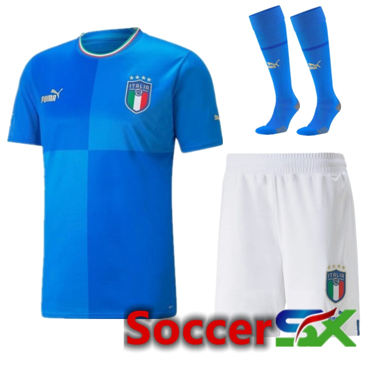 Italy Home Jersey (Shorts + Sock) World Cup 2022