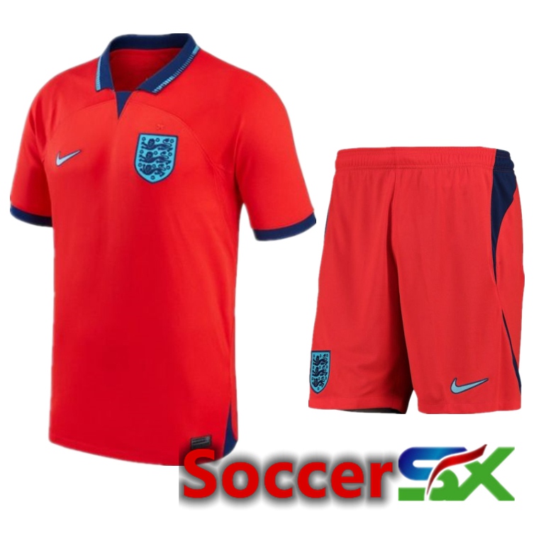 England Away Jersey + Shorts World Cup 2022