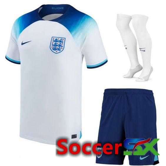 England Home Jersey (Shorts + Sock) World Cup 2022